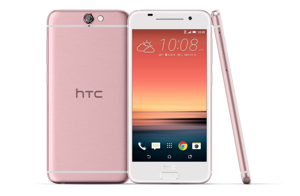 HTC One A9 en color rosado