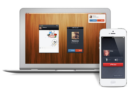 Llamadas de voz de PC a móvil con LINE