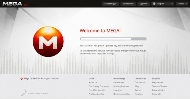 El nuevo servicio MEGA de Kim Dotcom se lanza mañana en Estados Unidos MEGA