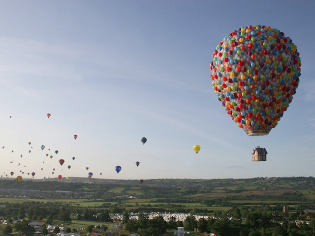 Globo inspirado en UP