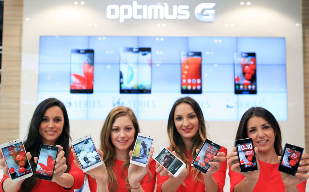 LG presenta las cuatro series de smartphones Optimus: G, Vu:, F y LII Gamas de teléfonos LG