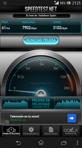 Test velocidad 3G