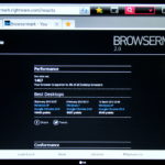 Test BrowserMark 2.0 en LG 55LM860V