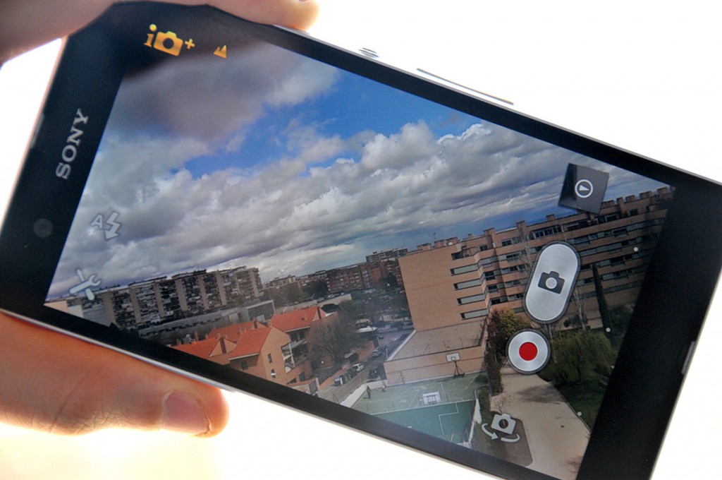 Sony Xperia Z interfaz cámara