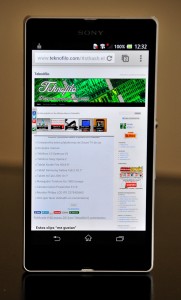 Sony Xperia Z navegador teknofilo