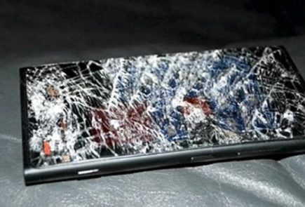 Nokia Lumia 920 aplastado