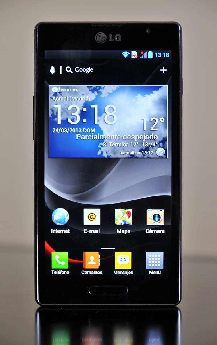 LG Optimus L9 - frontal