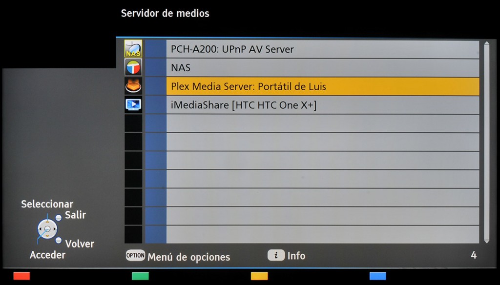 Panasonic Smart TV - Servidor de Medios 4