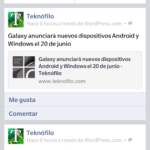 BlackBerry Z10: Facebook