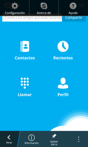 BlackBerry Z10: App. Skype