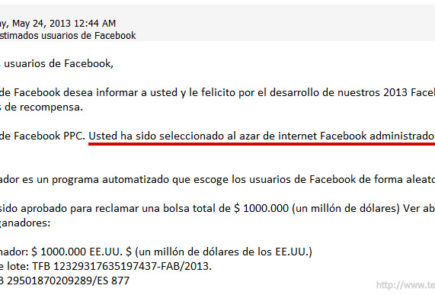 Correo spam indescifrable