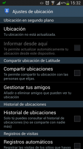 Opciones de Google Maps