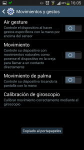 Movimientos y Gestos