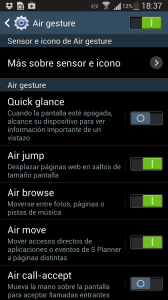 Air Gesture S4