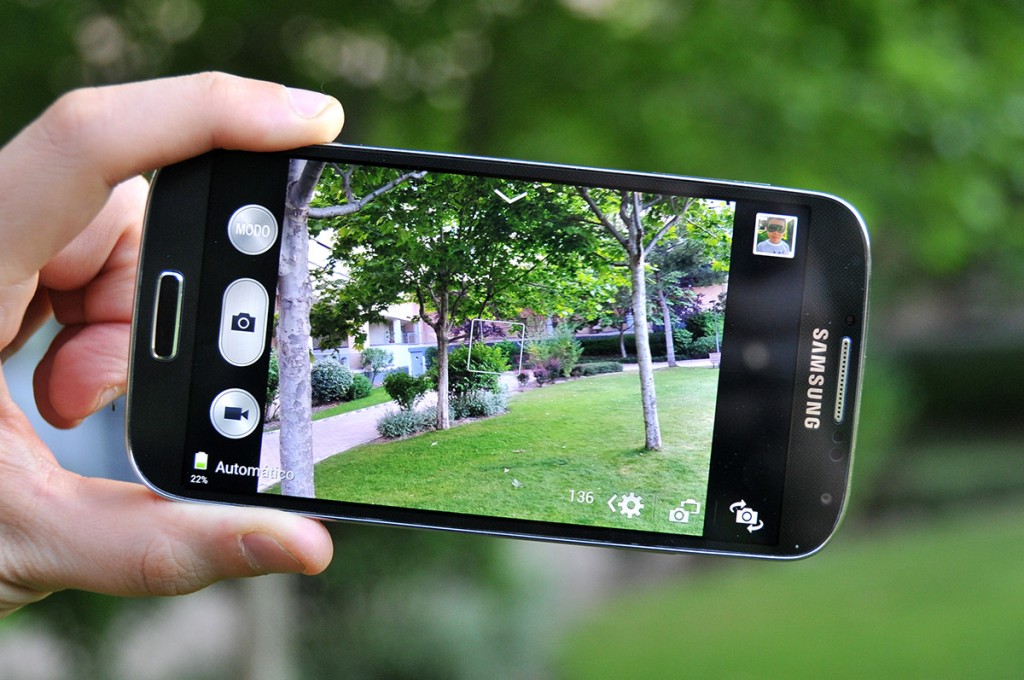 Samsung Galaxy S4 - Interfaz cámara