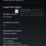 Galaxy S4 Google Edition con Android 4.3