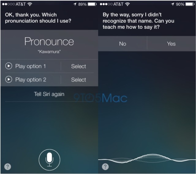 Siri aprende a pronunciar en iOS 7