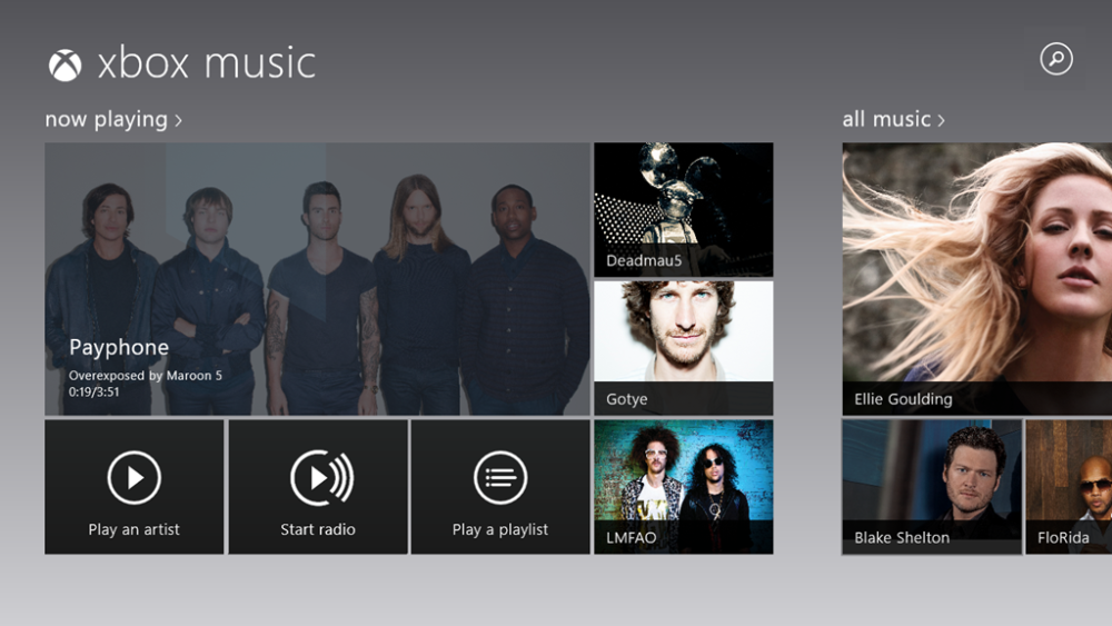 Xbox Music en Windows 8