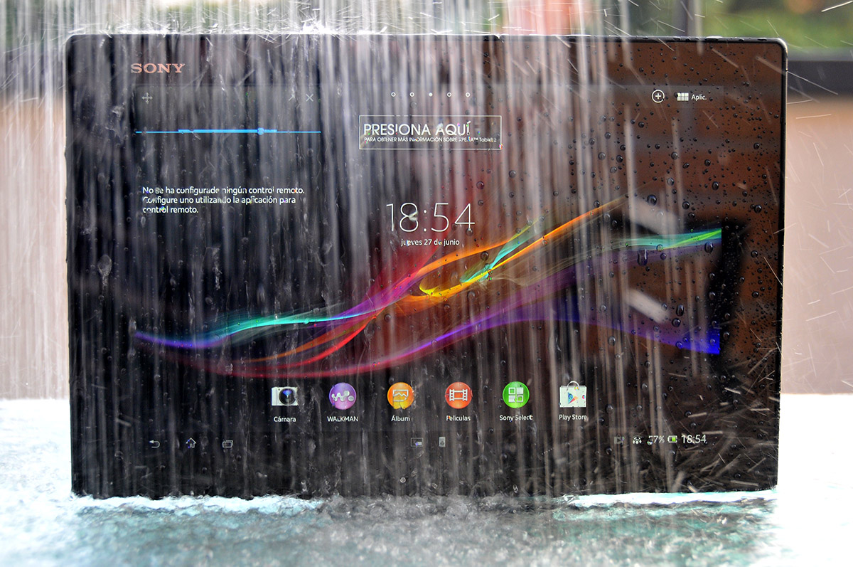 Sony Xperia Z a remojo