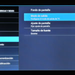 Configuración de la pantalla