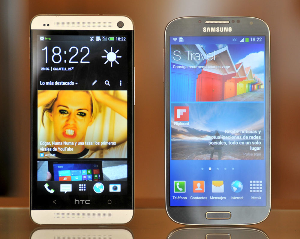 HTC One y Galaxy S4