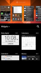 HTC One widgets