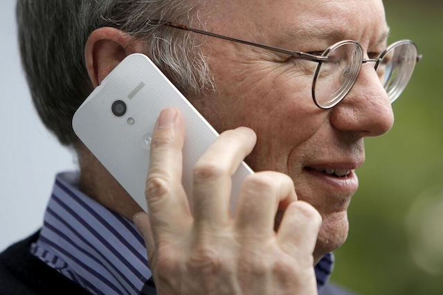 Motorola Moto X en manos de Eric Schmidt