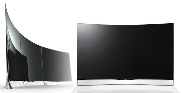 TV OLED curvada