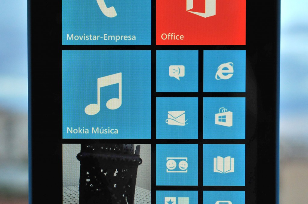 Nokia Lumia 520 pantalla