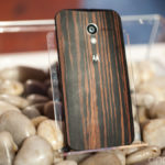 Moto X en madera