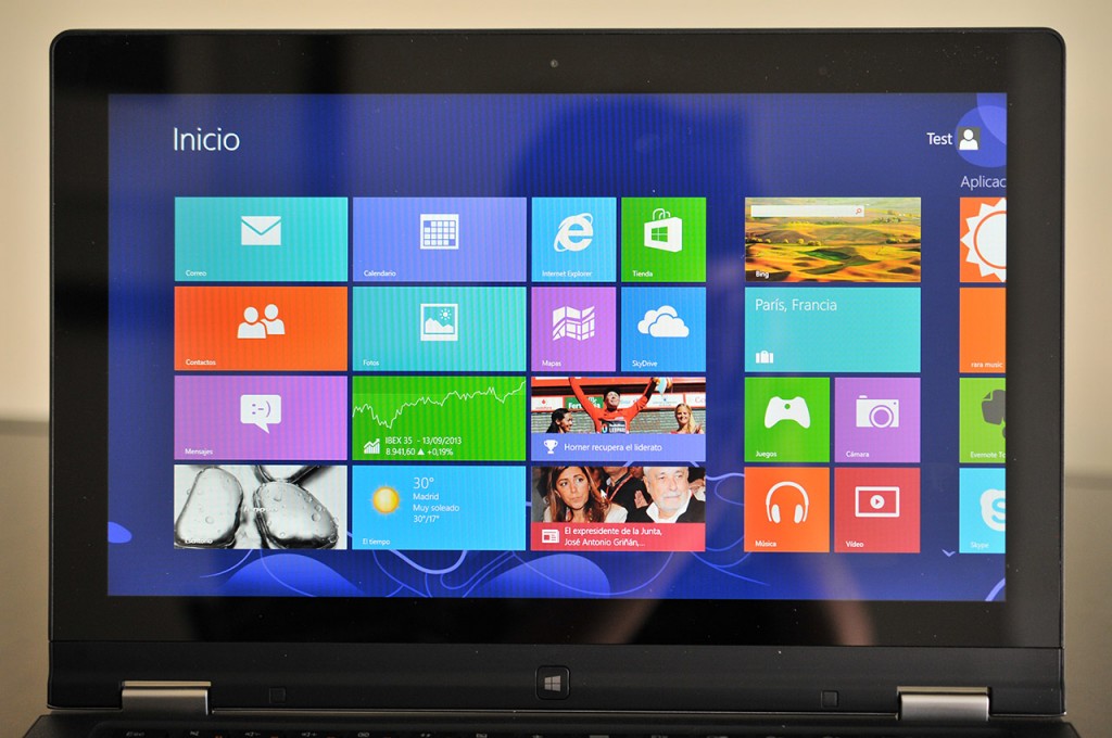 Lenovo IdeaPad Yoga 13 - pantalla
