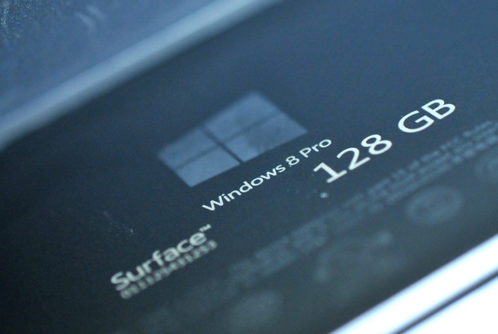 Microsoft Surface Pro - inscripcion