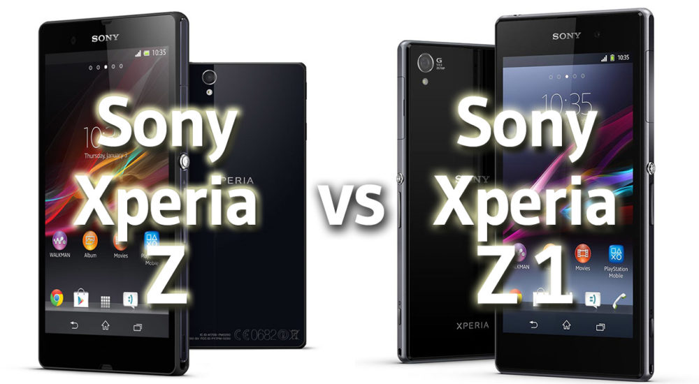 Sony Xperia Z1 vs Sony Xperia Z