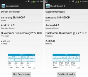 Geekbench vs Stealthbench