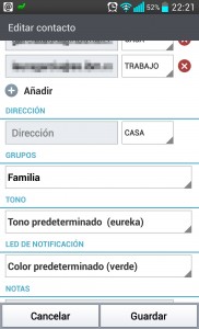 LED de contacto