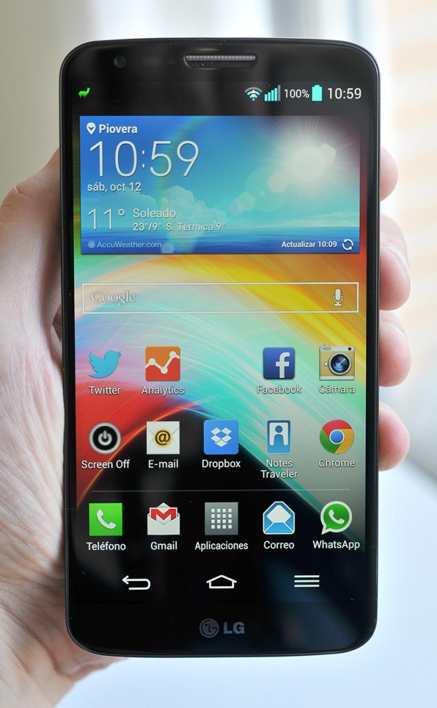 LG G2 en mano