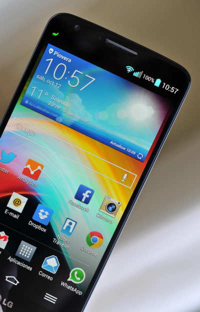 LG G2 pantalla