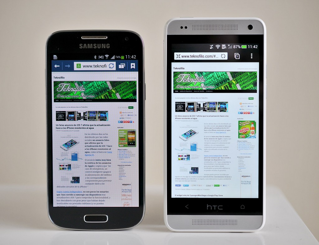 Samsung Galaxy S4 Mini vs. HTC One Mini