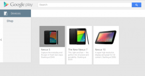 Nexus 5 en Google Play