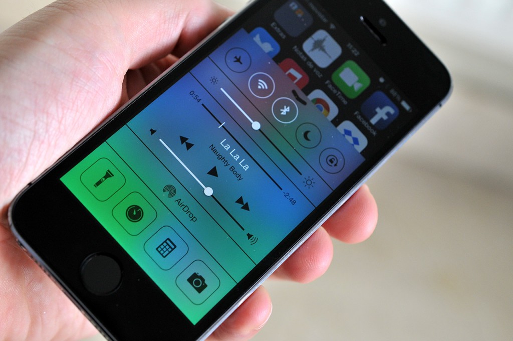 iPhone 5s - Centro de Control