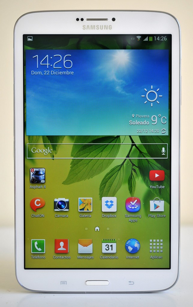 Samsung Galaxy Tab 3 8.0 - frontal
