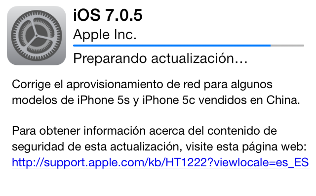 iOS 7.0.5