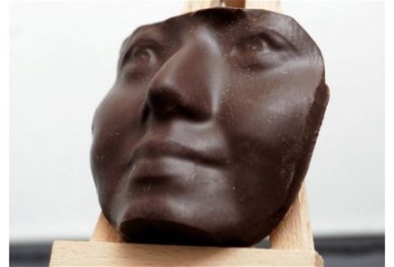 Escultura de chocolate