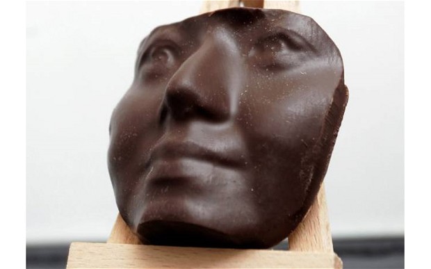 Escultura de chocolate