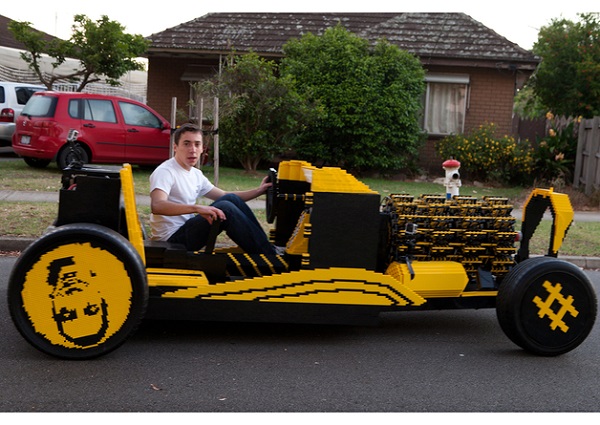Coche lego real on sale
