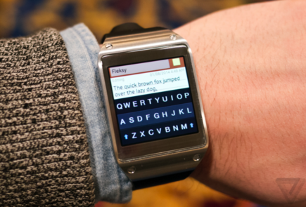 Fleksy para Galaxy Gear