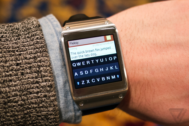 Fleksy para Galaxy Gear