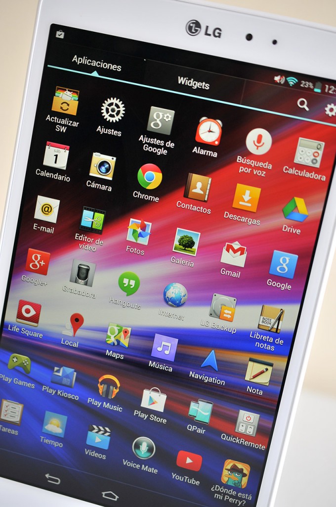 LG GPad 8.3 - Aplicaciones