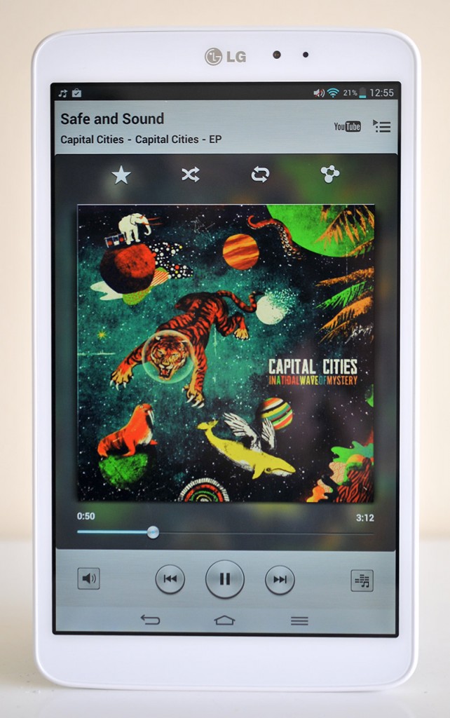 LG GPad 8.3 - Musica