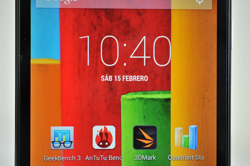 Moto G - pantalla